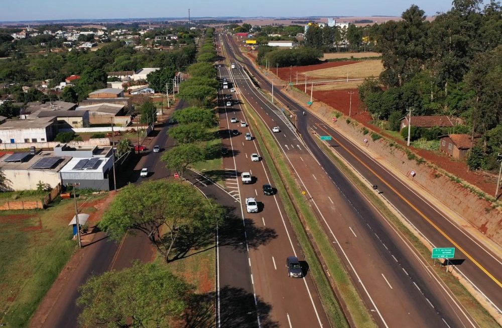 Avança licitação para nova iluminação da BR-277 em três municípios da região Oeste