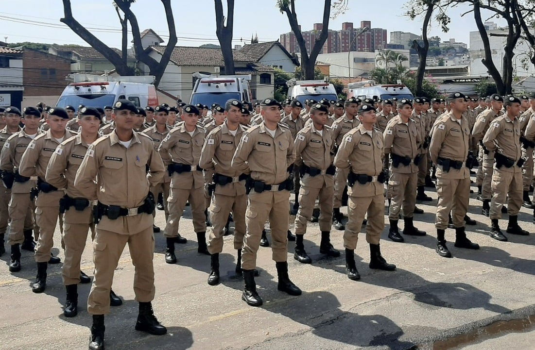 Polícia Militar de Minas Gerais republica editais do seu concurso PM MG (Foto: Agências Minas Gerais). Fonte: Folha Dirigida