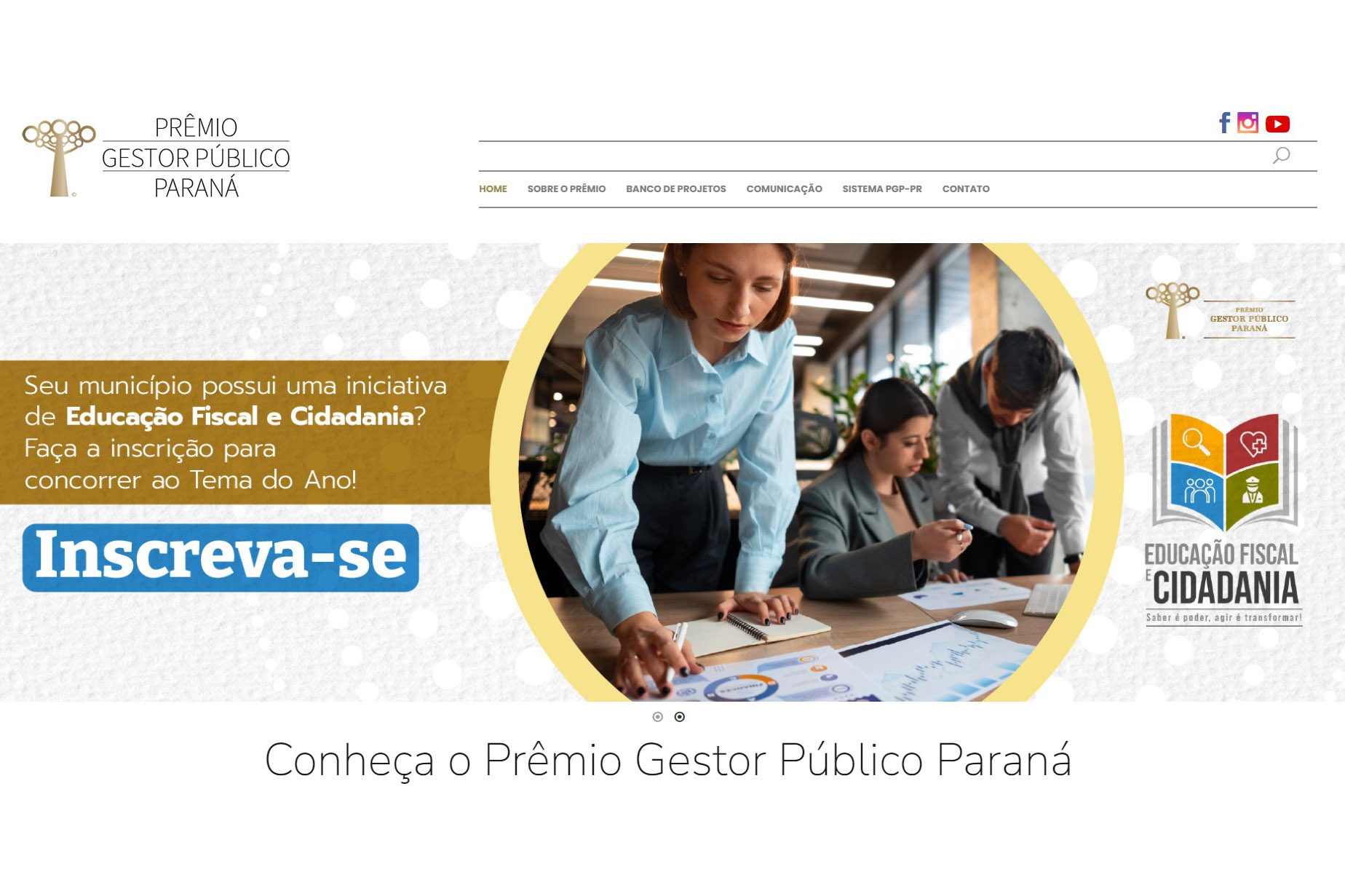 Inscrições para Prêmio Gestor Público de municípios estão abertas até 31 de maio Foto: Divulgação/Sindafep-PR. Fonte: Paraná Governo Do Estado