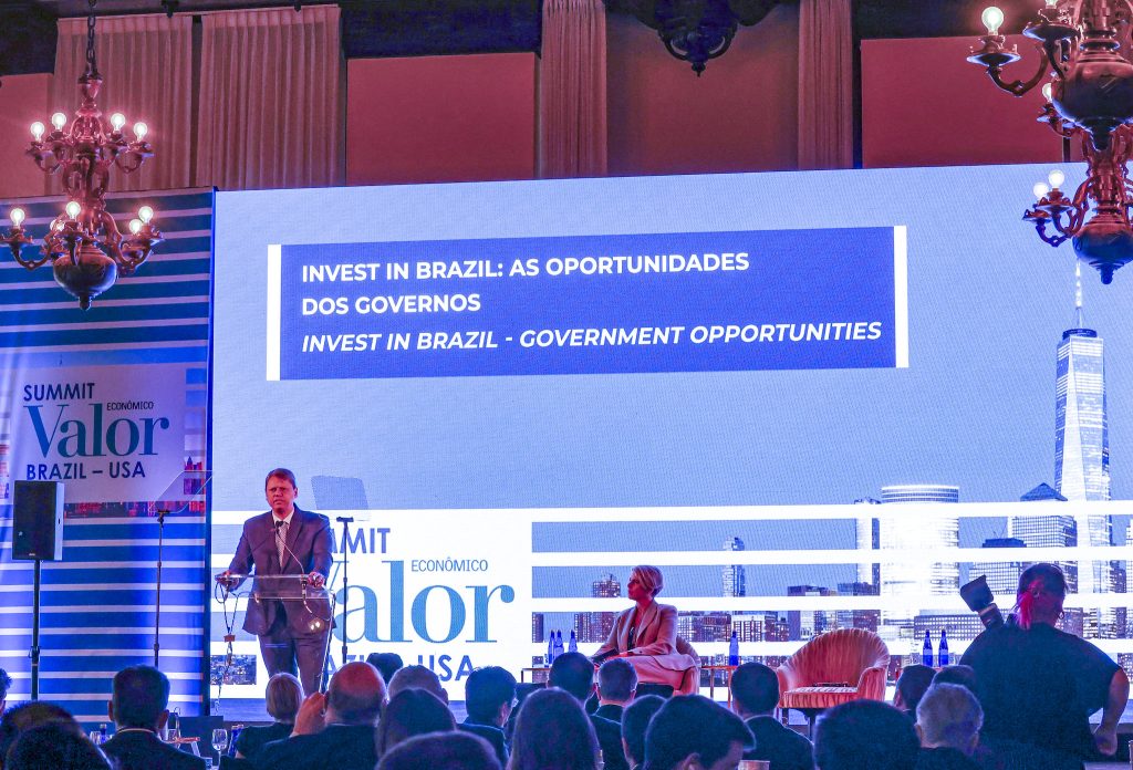 Governador participou de evento para apresentar iniciativas de São Paulo. Fonte: Governador de São Paulo