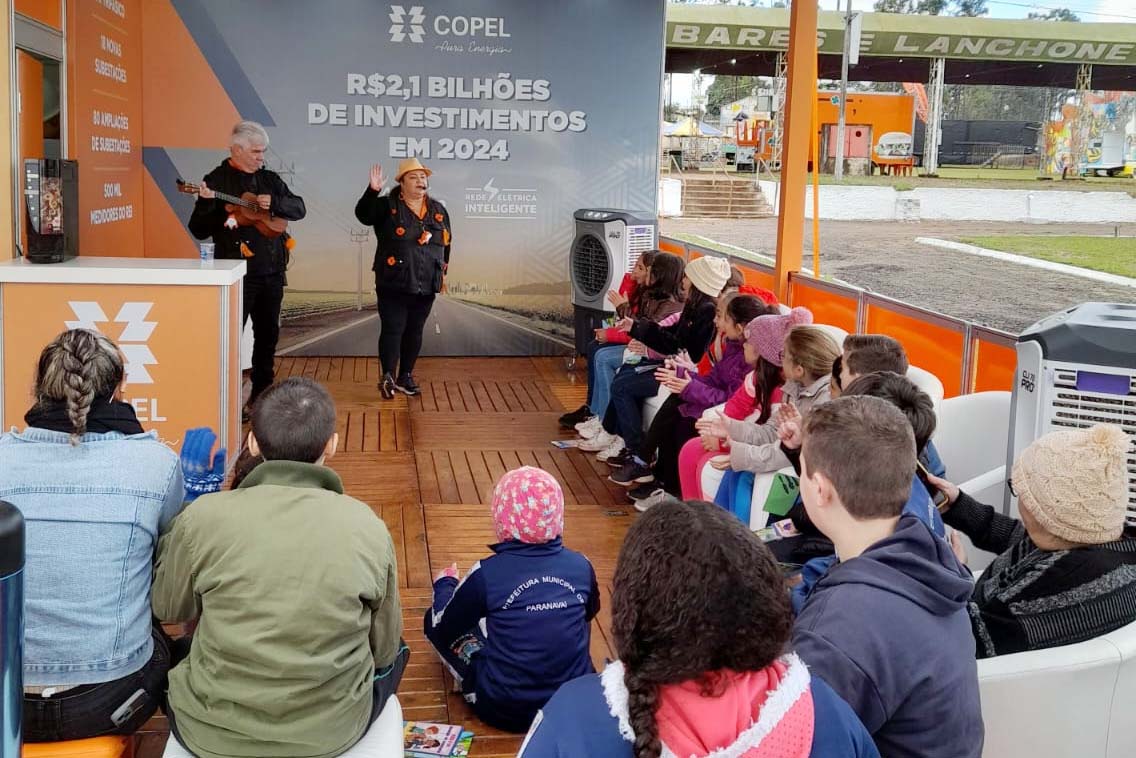 Copel apresenta uso seguro da energia e investimentos no Estado na ExpoParanavaí Foto: Copel. Fonte: Paraná Governo do Estado