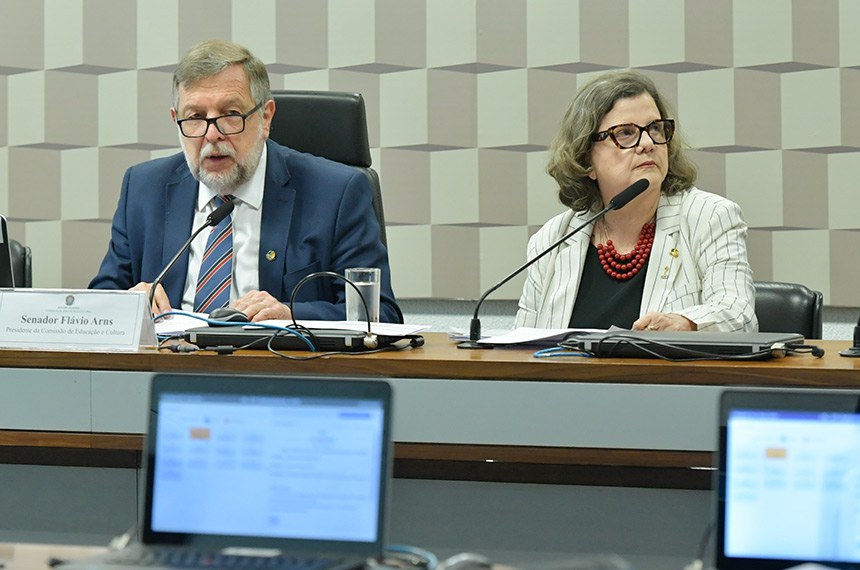 Aprovado com relatório de Flávio Arns, o PL 5.395/2023 também foi apoiado por Teresa Leitão Geraldo Magela/Agência Senado. Fonte: Agência Senado