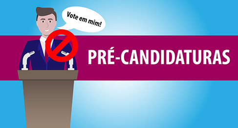 O que pré-candidatos devem publicar no momento?