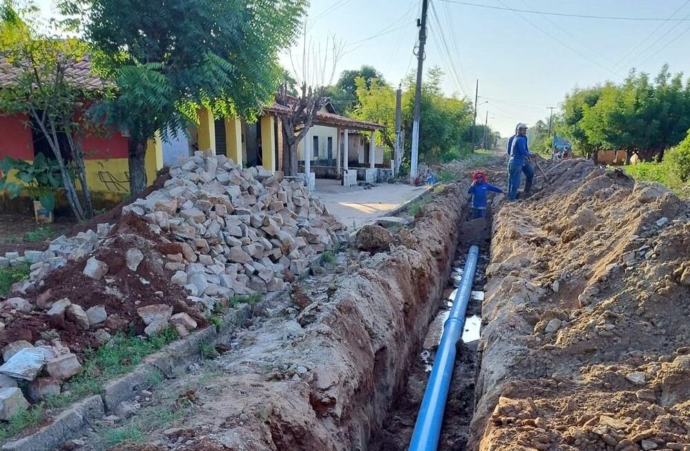 Segunda etapa da obra da nova adutora de Matias Olímpio entra na fase de conclusão, com aplicações de R$ 7 milhões