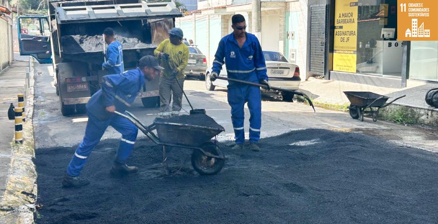 Recomposição asfáltica: 40 bairros foram atendidos com o serviço