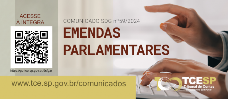 TCE dá prazo para Prefeituras informarem recursos oriundos de emendas parlamentares