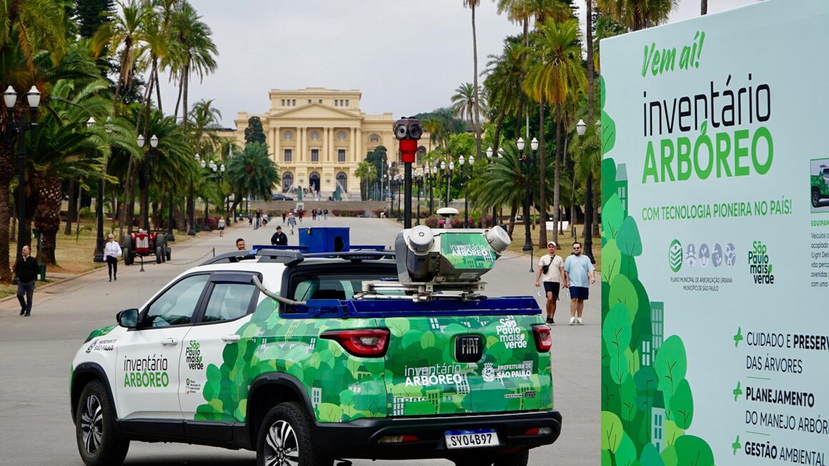 Prefeitura SP investe R$ 18,8 milhões em sistema inédito no Brasil que usa laser, 3D e inteligência artificial para catalogar e monitorar árvores