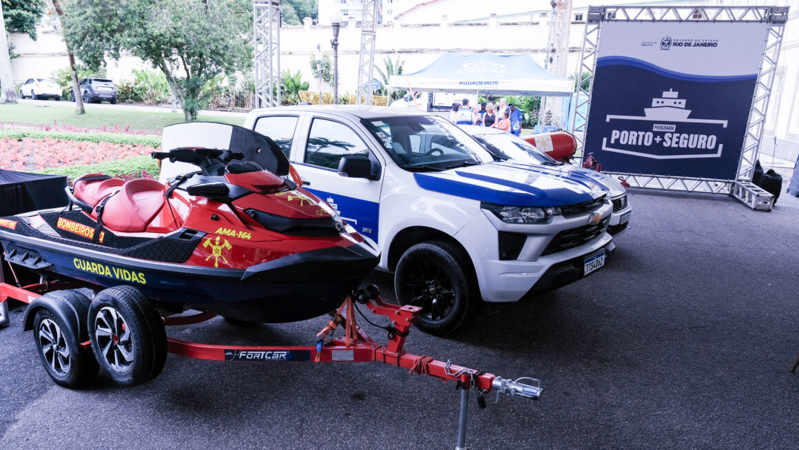 Governo do Rio lança programa Porto + Seguro para reforçar fiscalização nos portos do estado