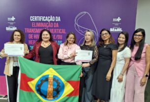 Saúde de Barcarena é premiada nacionalmente: Município recebe duplo selo prata pela eliminação da transmissão vertical de HIV e Hepatite B