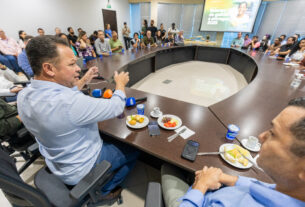 RONDONÓPOLIS MT | Prefeito recebe a imprensa para fazer balanço da gestão e troca de informações