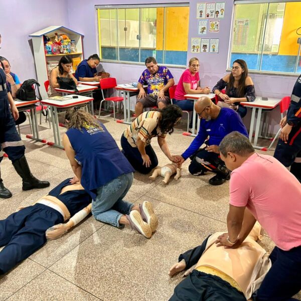 PORTO VELHO RO | Projeto Samuzinho orienta profissionais sobre primeiros socorros nas escolas