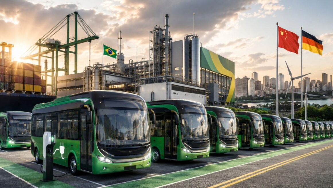 BNDES e Ministério das Cidades foram à China e à Alemanha com R$ 3,73 bilhões na mesa para convencer montadoras de ônibus elétricos a abrir fábricas no Brasil e a garantia de compra pública é o principal argumento para atrair a produção nacional