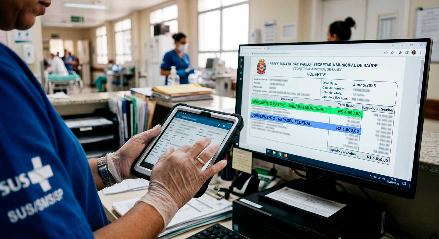 A inteligência no contracheque: Separar o repasse federal do salário-base municipal no sistema de RH é a manobra contábil que garante o pagamento do piso da Enfermagem sem ferir a Lei de Responsabilidade Fiscal