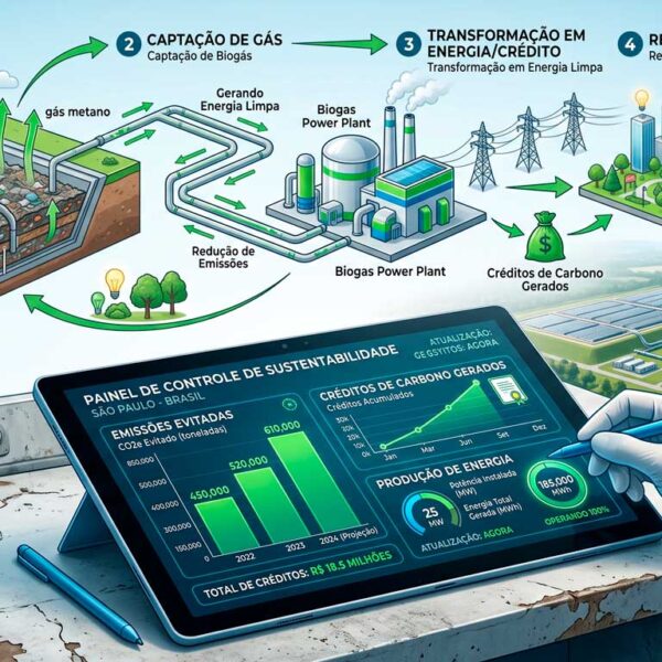 Lixo não é gasto, é receita: Como transformar o seu aterro em uma usina de crédito de carbono