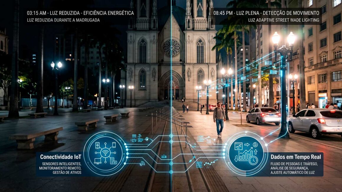 Iluminação Inteligente: Como sensores IoT cortam 40% dos gastos e elevam a segurança