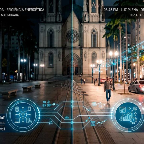 Iluminação Inteligente: Como sensores IoT cortam 40% dos gastos e elevam a segurança