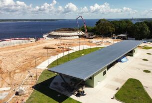 Parque Encontro das Águas Rosa Almeida avança com novas frentes de obra e reforça ritmo de construção da Prefeitura de Manaus