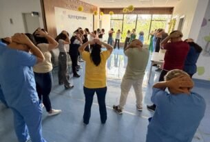 Hospital Municipal encerra Setembro Amarelo com ação de autocuidado e bem-estar para colaboradores