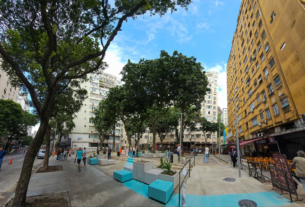 Prefeitura do Rio inaugura nova Praça Sarah Kubitschek, em Copacabana, após obras de revitalização